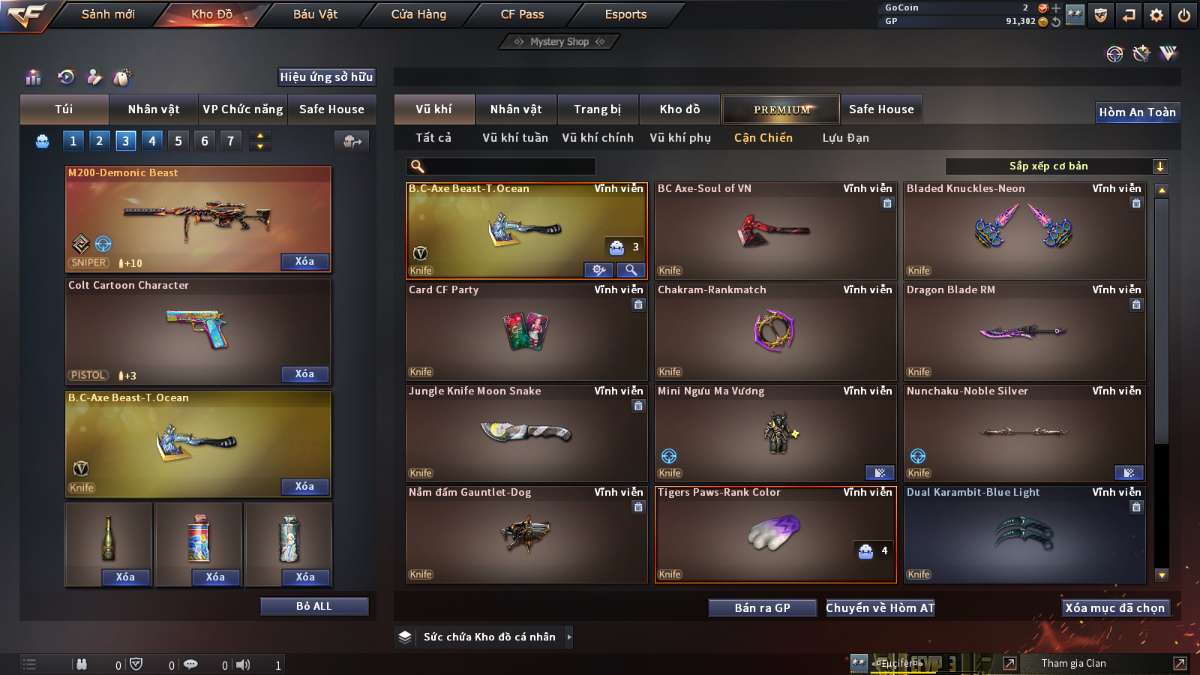 shop acc cf uy tin gia re